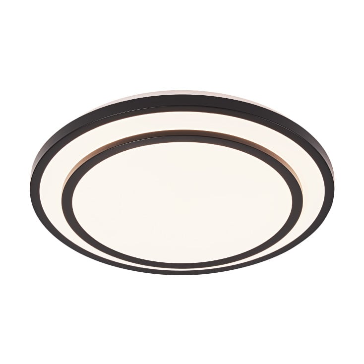 LEDVANCE LED plafonjera 36W 3000K crna okrugla 4700lm