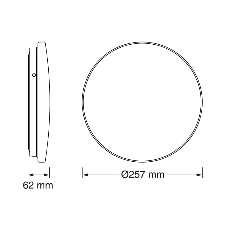 OSRAM LED plafonjera senzor 12W 4000K IP44 bela 960lm