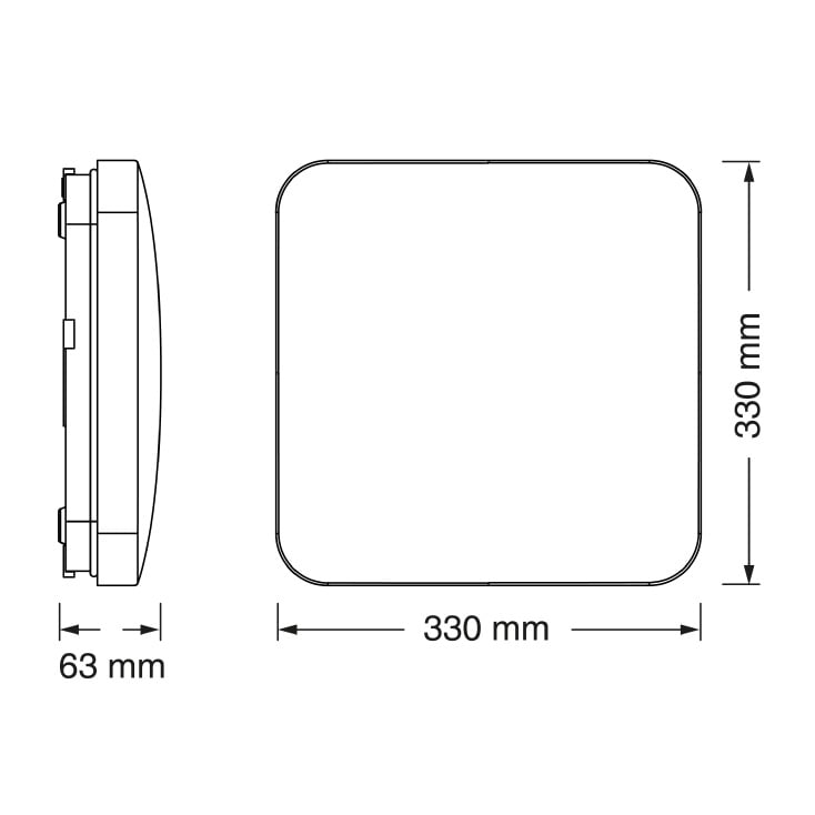 OSRAM LED plafonjera senzor 24W 4000K IP20 bela 1920lm