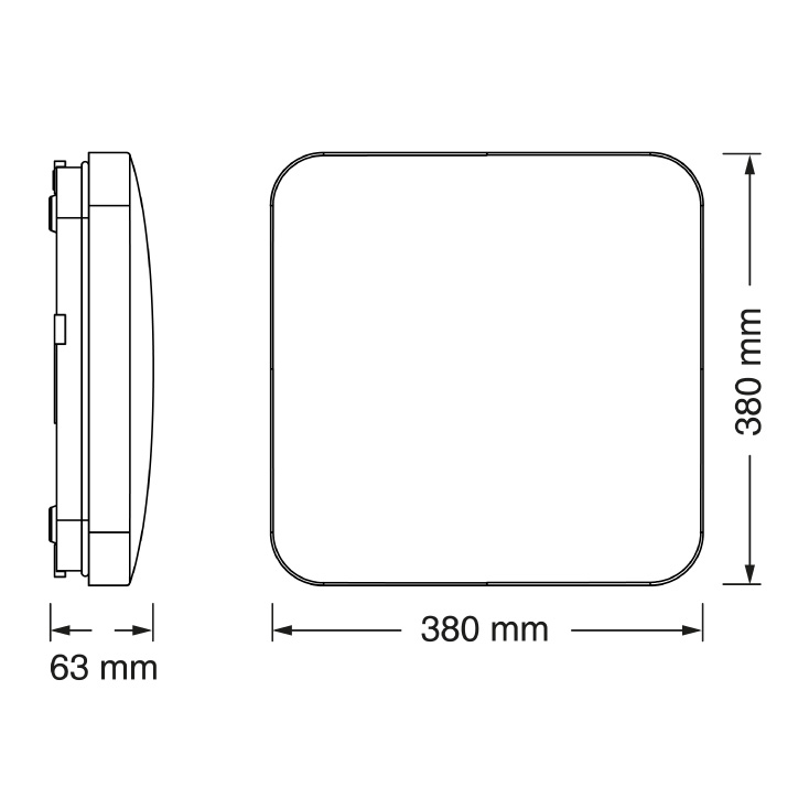 OSRAM LED plafonjera senzor 36W 4000K IP20 bela 2880lm