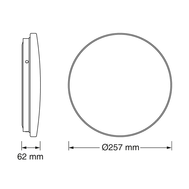 OSRAM LED plafonjera sa senzorom 12W 4000K bela