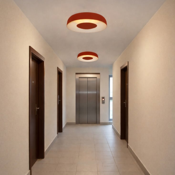 SOLEA 76 LED plafonjera 20W CCT terakota