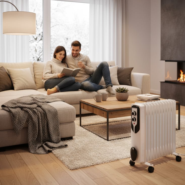 Uljani radijator 2500W sa 13 rebara PROSTO UR-B18-13E
