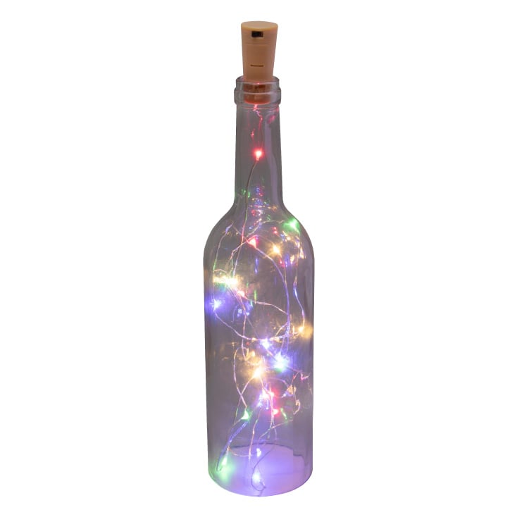 Home MLD20/M svetleći niz za flašu 2 m, 20 višebojnih mikro LED dioda