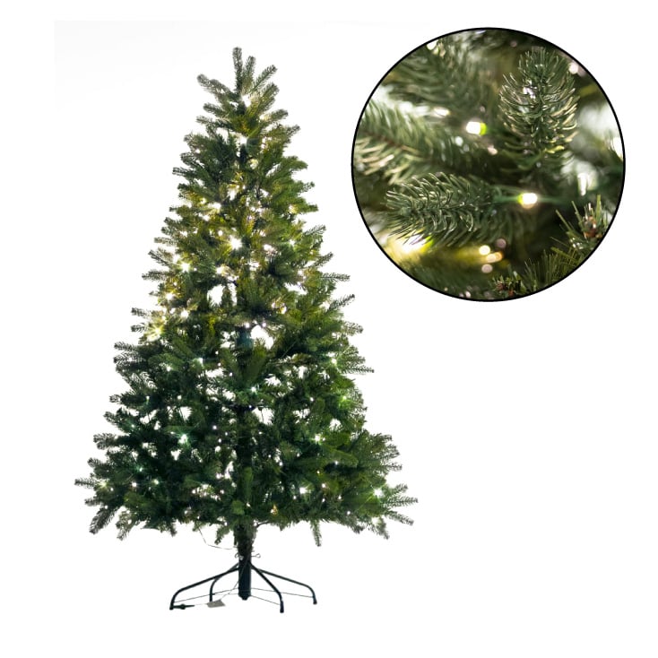 Home KMF6/150 veštačka jelka sa 250 LED dioda 150 cm, toplo belo i višebojno