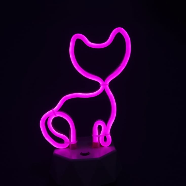 Prosto NFX075/PK savitljiva LED neon traka 75 cm, pink, baterije ili USB