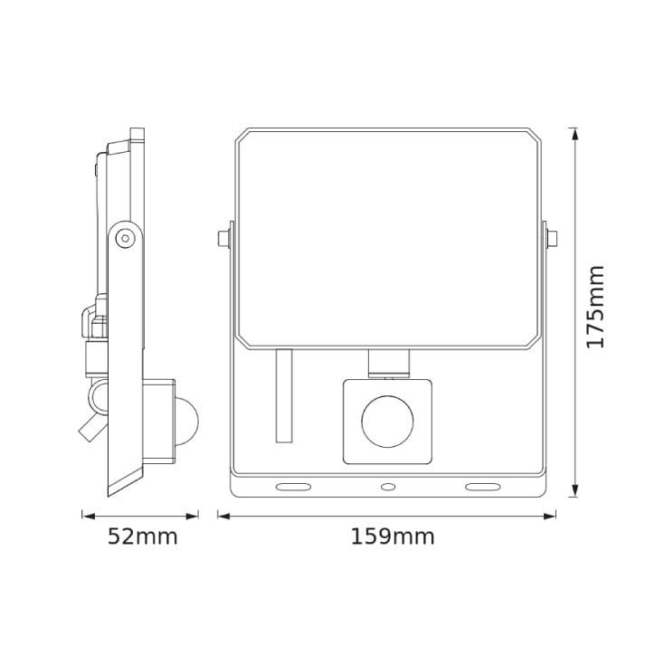 OSRAM LED reflektor sa PIR senzorom 30 W 4000 K 2700 lm, crni