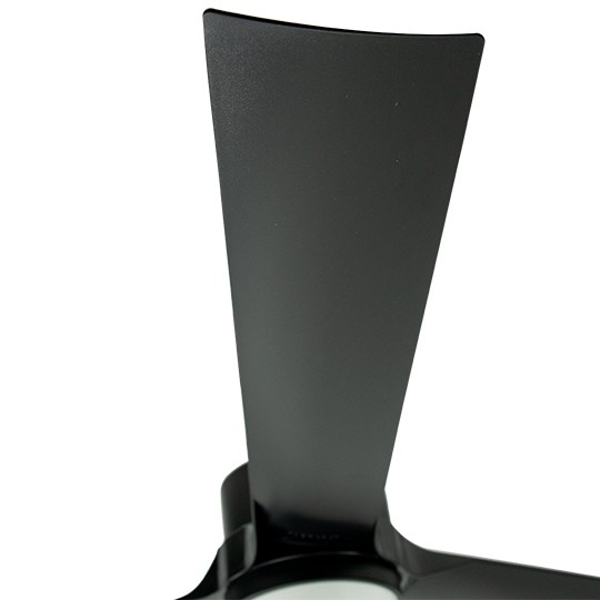 Mitea Plafonski Ventilator Metalni 35W, 6500 m³/h, 20W LED, Crni, do 30 m² - Plafonski ventilatori