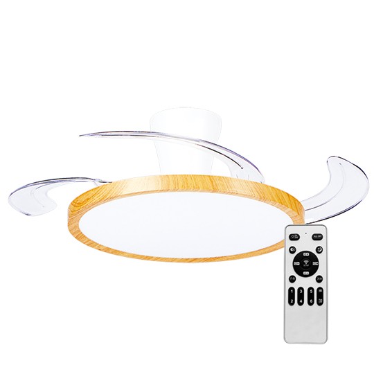 Mitea XXL Plafonski Ventilator sa LED Svetlom 30W + 30W, Ø1066 mm, Boja Drveta - Plafonski ventilatori