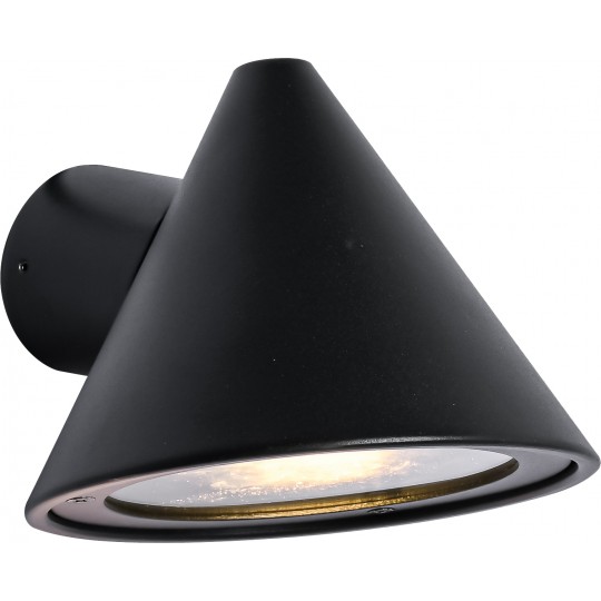 M2018-C Max.1x35W mat crna IP65 1xGU10 zidna spoljna lampa Mitea Lighting
