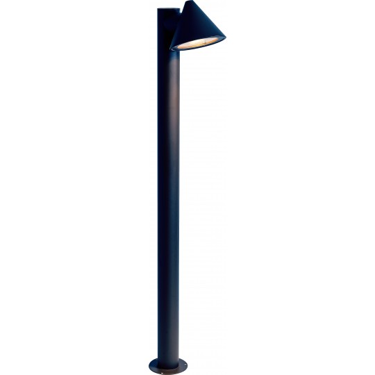 M2018/100-C Max.1x35W mat crna IP44 1xGU10 stubna spoljna lampa Mitea Lighting