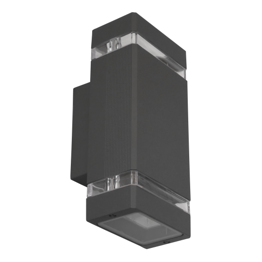M035 A Max.35W antracit siva IP44 2xGU10 lampa zidna Mitea Lighting