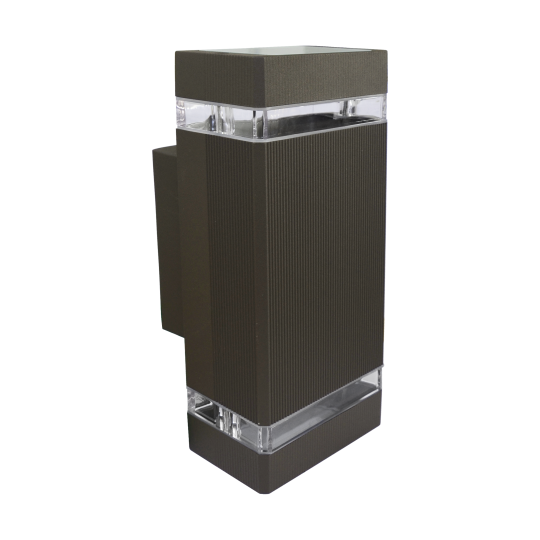 M035 B Max.2x35W braon IP44 2xGU10 zidna lampa Mitea Lighting