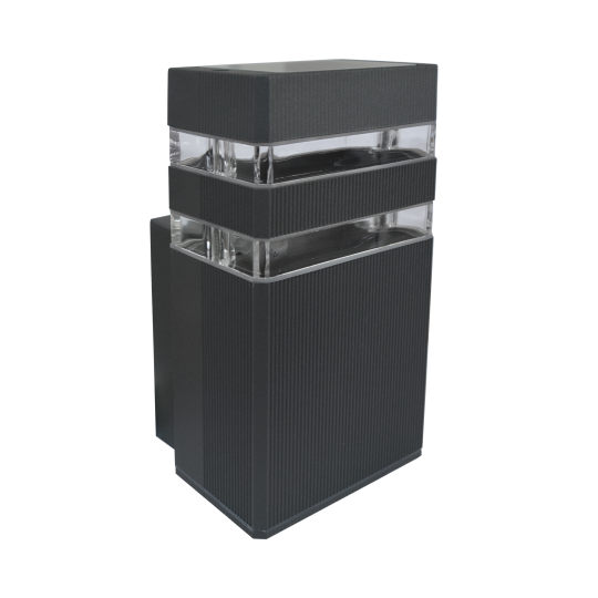M036 II A Max.1x35W antracit siva IP44 1xGU10 dva reda lampa zidna Mitea Lighting