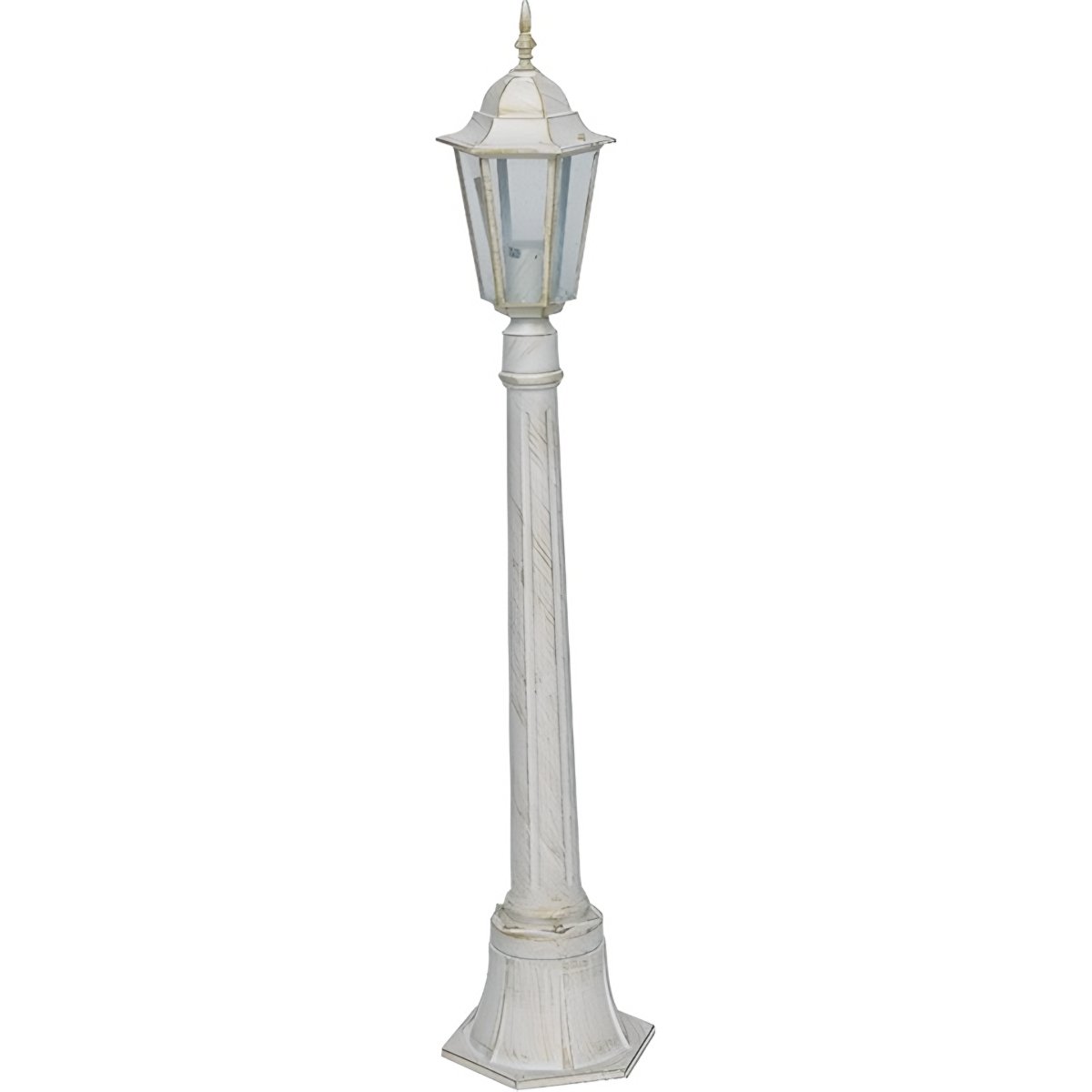 M2002-SV Max.1x60W beli IP44 E27 baštenska lampa - fenjer Mitea Lighting