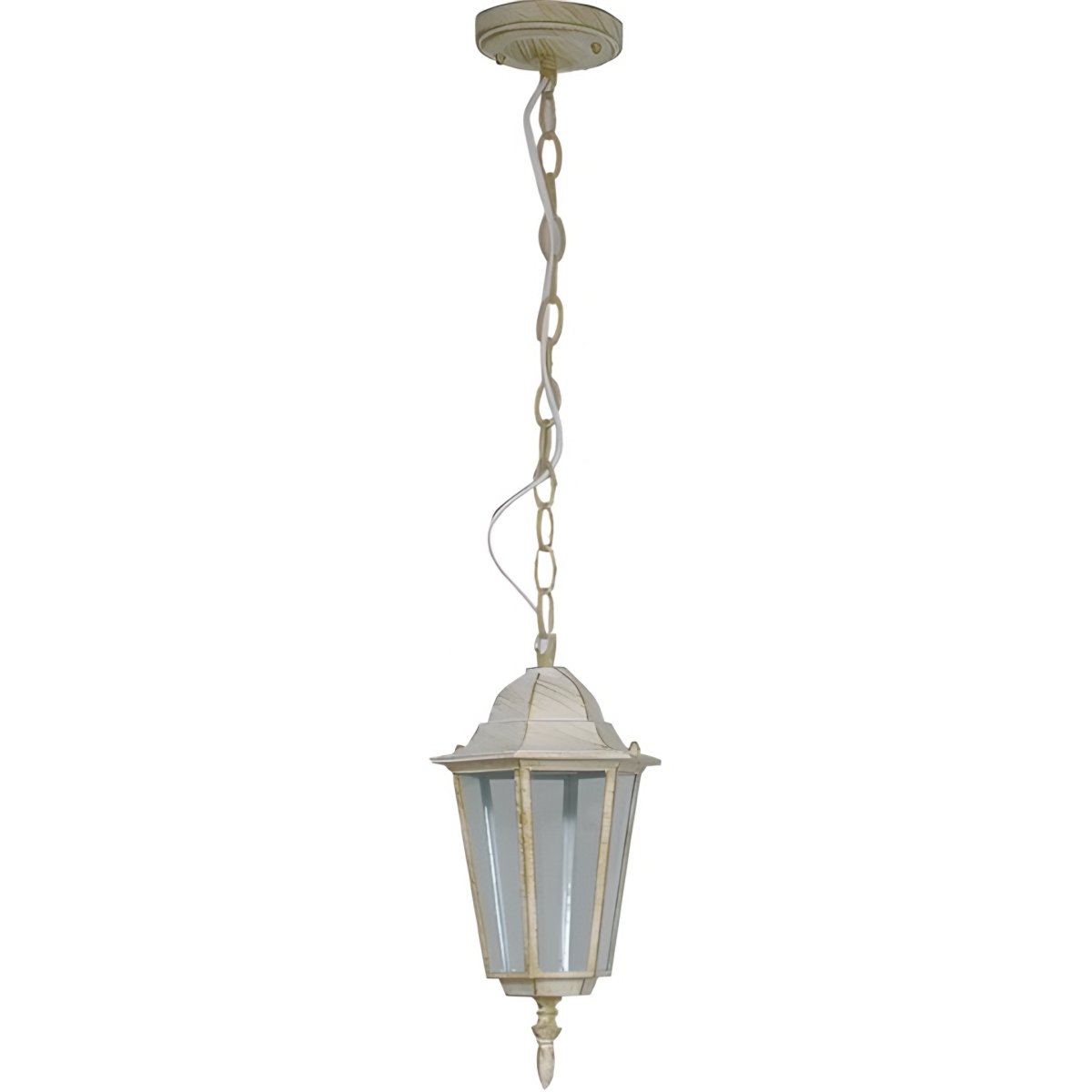 M2002-V Max.1x60W beli IP44 E27 baštenska lampa - fenjer Mitea Lighting