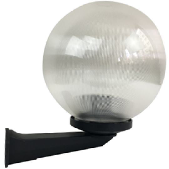 M250011 Max.1x60W prizmatik transparentna IP44 E27 kugla zidna lampa Mitea Lighting