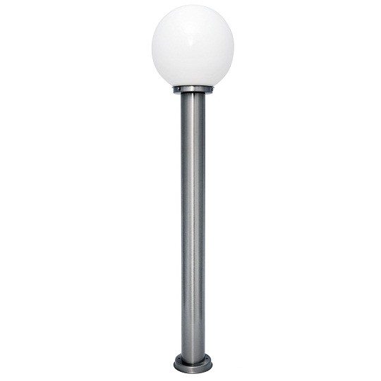 M932 Max.60W saten hrom IP44 E27 baštenska lampa stubna Mitea Lighting
