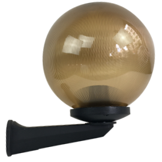 M300012 Max.1x60W prizmatik zlatna IP44 E27 kugla zidna lampa Mitea Lighting