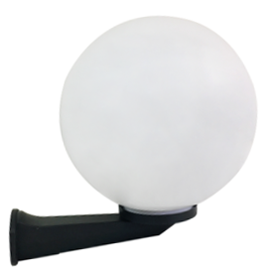 -R M350010 Max.1x60W bela IP44 E27 kugla zidna lampa Mitea Lighting