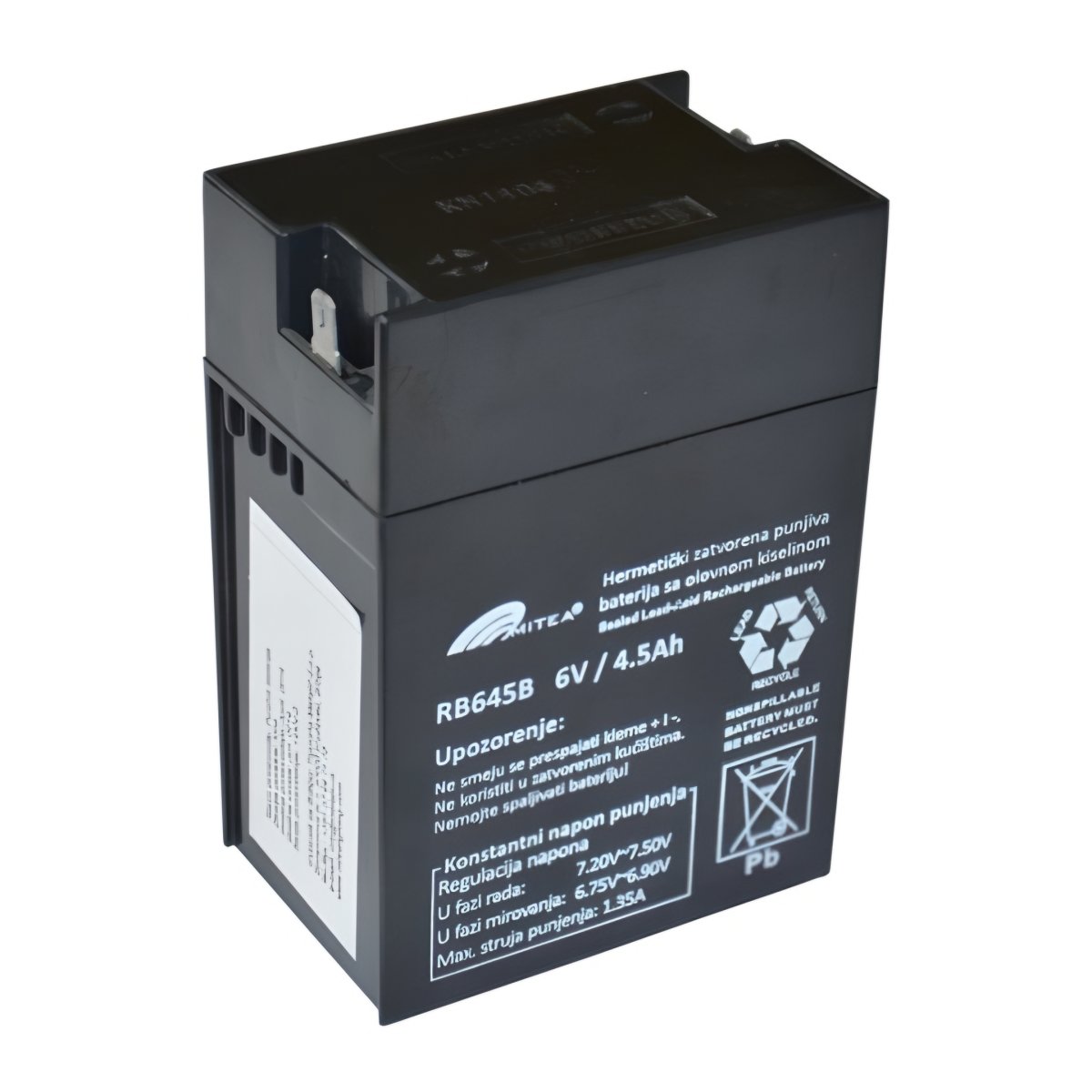 Mitea baterija za panik lampu 6V 4.5Ah