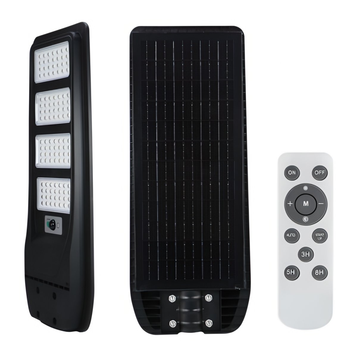 M452400-C4 400W 6500K crni IP65 ALL IN ONE solarna LED ulična svetiljka ABS radar senzor crna + daljinski Mitea Lighting