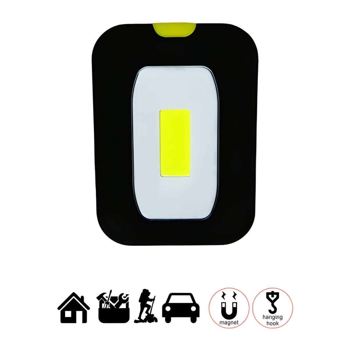 Mitea M701010 džepna COB LED lampa 2W 120 lm sa magnetom i kukom, 3xAAA