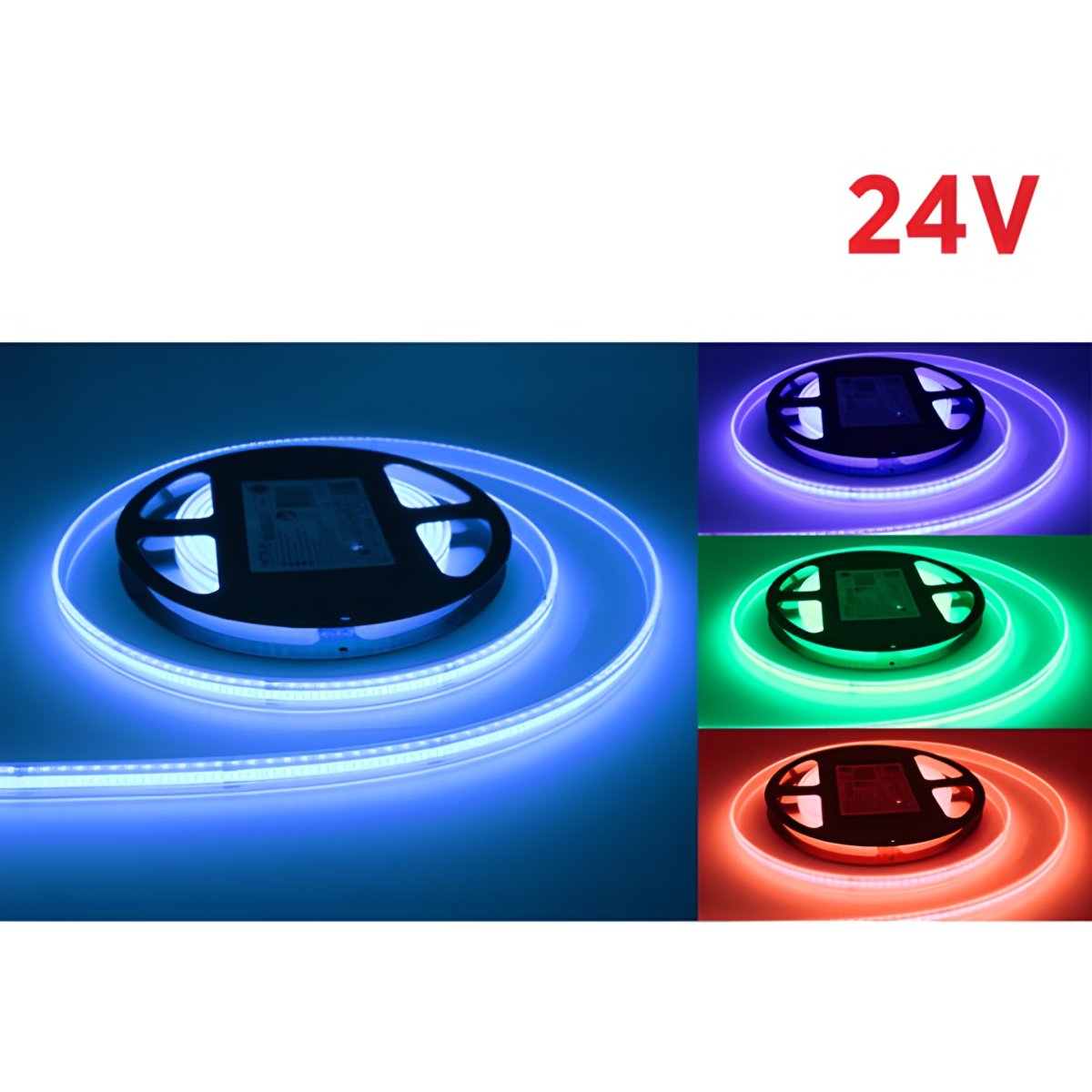Mitea MLH-2835-S COB RGB LED traka 24V 14W/m IP67, 5m, 576 LED/m