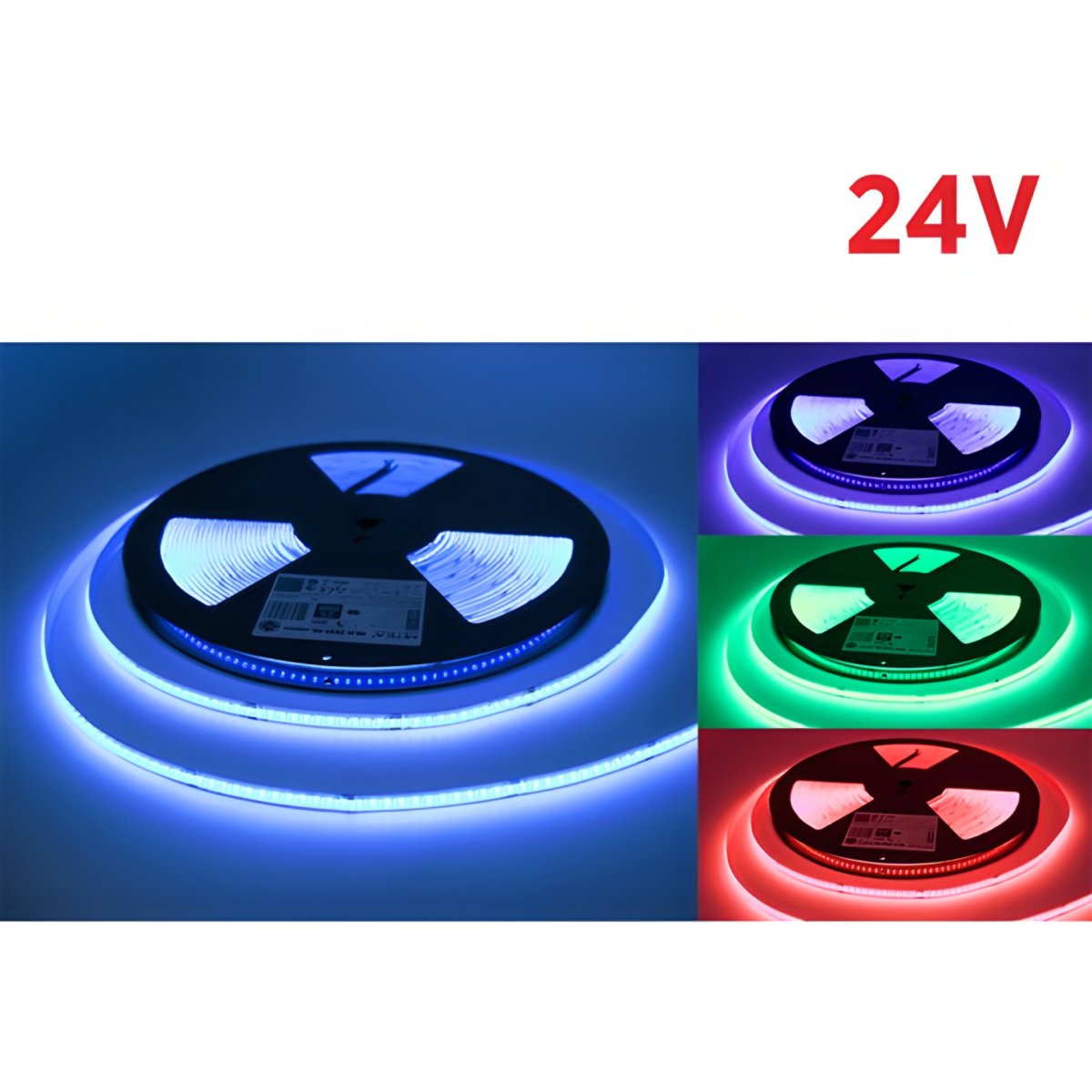 Mitea MLH-2835 COB RGB LED traka 24V 14W/m IP22, kotur 20m, 576 LED/m