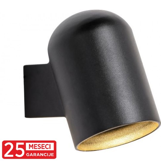 M245-C Max.1x35W mat crna IP65 1xGU10 zidna spoljna lampa Mitea Lighting