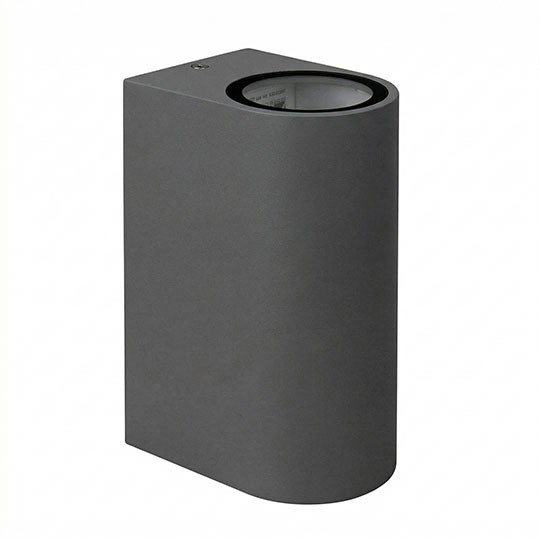 M952010 A Max.35W antracit siva IP44 2xGU10 baštenska lampa zidna Mitea Lighting