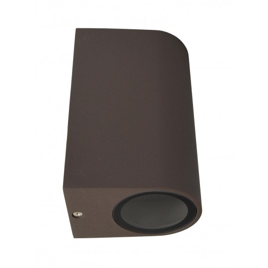 M952010 B Max.2x35W braon IP44 2xGU10 baštenska lampa zidna Mitea Lighting