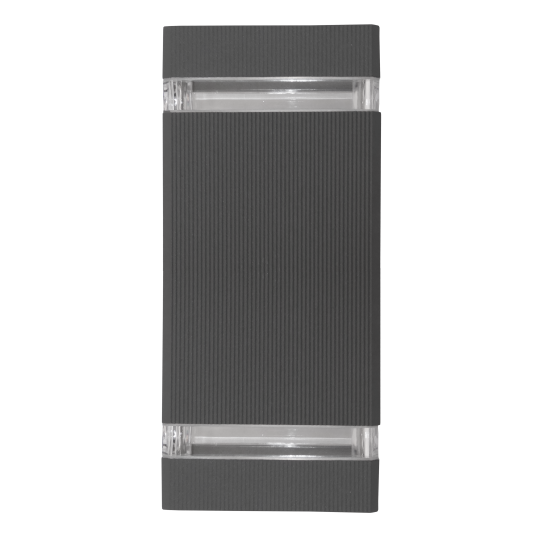 M035 A Max.35W antracit siva IP44 2xGU10 lampa zidna Mitea Lighting