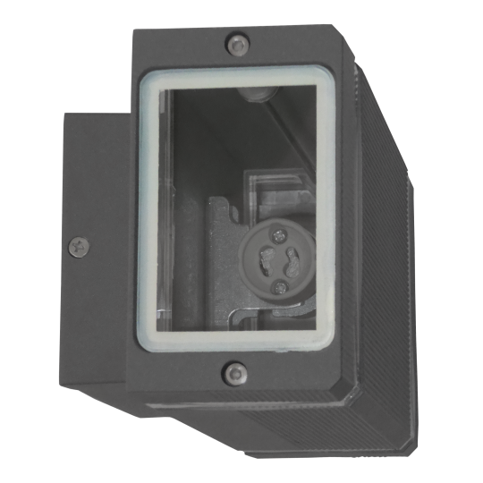 M035 A Max.35W antracit siva IP44 2xGU10 lampa zidna Mitea Lighting