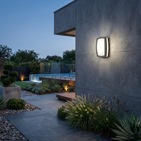 M999010 Max.60W tamno siva IP44 1xE27 baštenska lampa Mitea Lighting