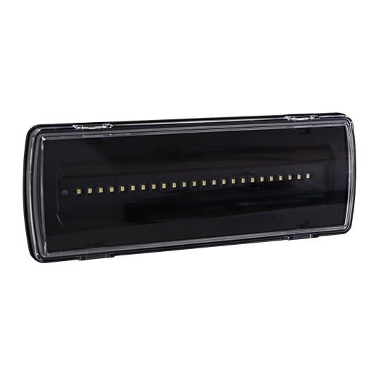 Mitea M650L C punjiva LED panik lampa 3W IP65 crna 24 LED