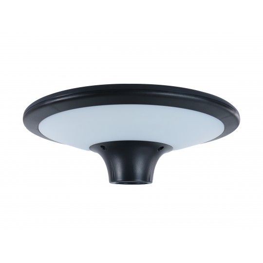 M453101-S 3CCT solarna parkovska lampa LED sa senzorom ALL IN ONE CRNA 1400lm 3000~6500K IP65 sa daljinskim Mitea Lighting