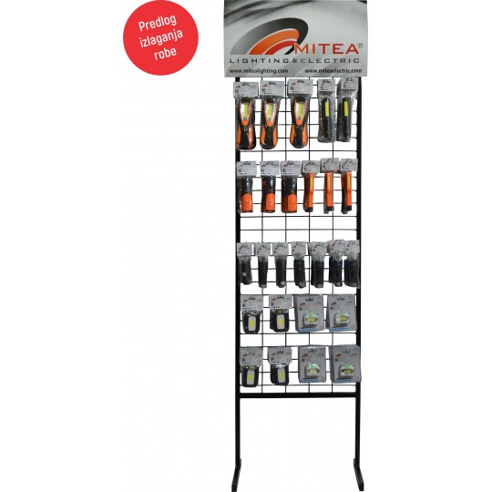 Mitea M701020 radna COB LED lampa 3W 150 lm sa magnetom i kukom, 3xAA
