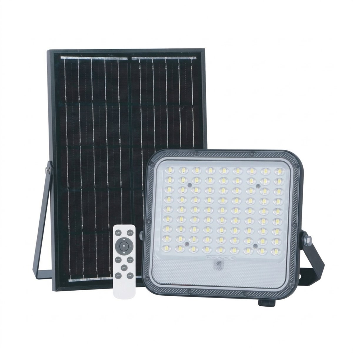 Mitea solarni LED reflektor 100W crni sa solarnim panelom i daljinskim upravljačem