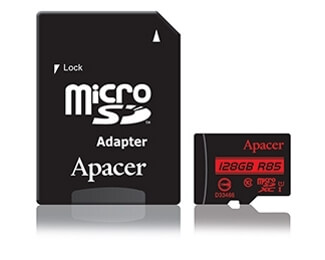 APACER UHS-I U1 MicroSDXC 128GB class 10 + Adapter AP128GMCSX10U5-RHard disk za video nadzor