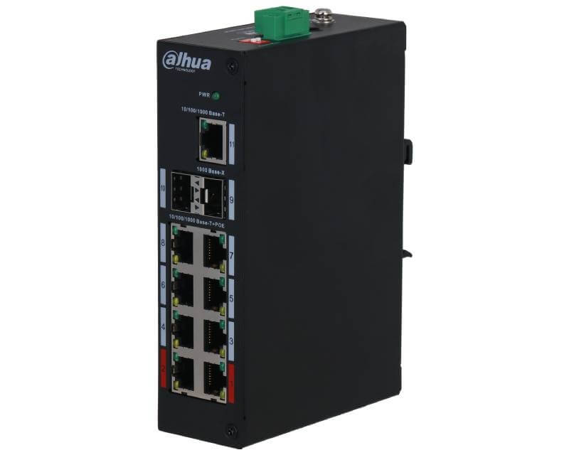DAHUA PFS3211-8GT-120-V2 8port Unmanaged PoE switchEthernet PoE svičevi
