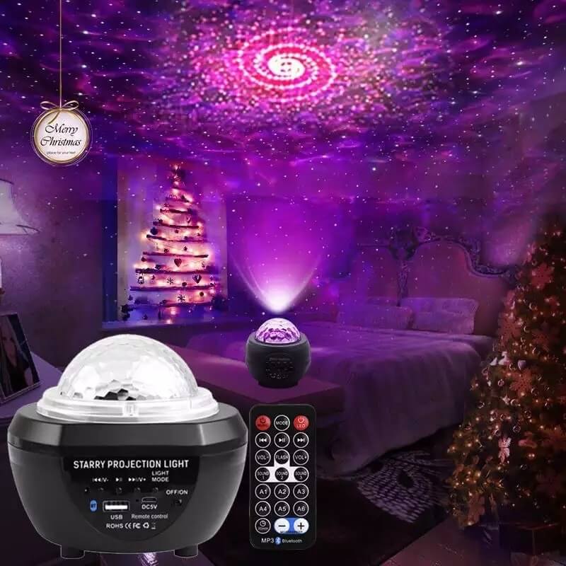 Projektor vodenih talasa bele bojeDekorativna rasveta