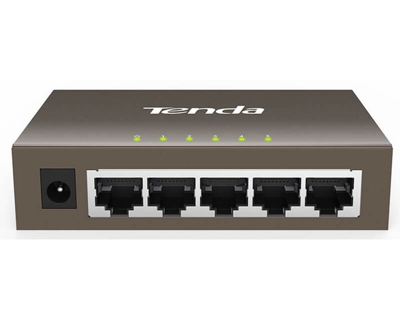 TENDA TEG1005D 5-Port Gigabit Desktop SwitchEthernet svičevi