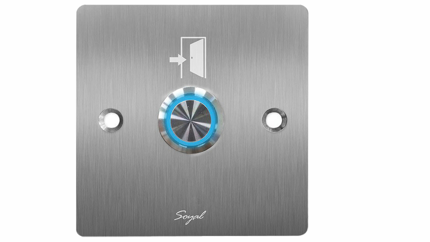 Taster od nerđajućeg čelika sa LED svetlom AR-PB2-K-LED Kontrola pristupa