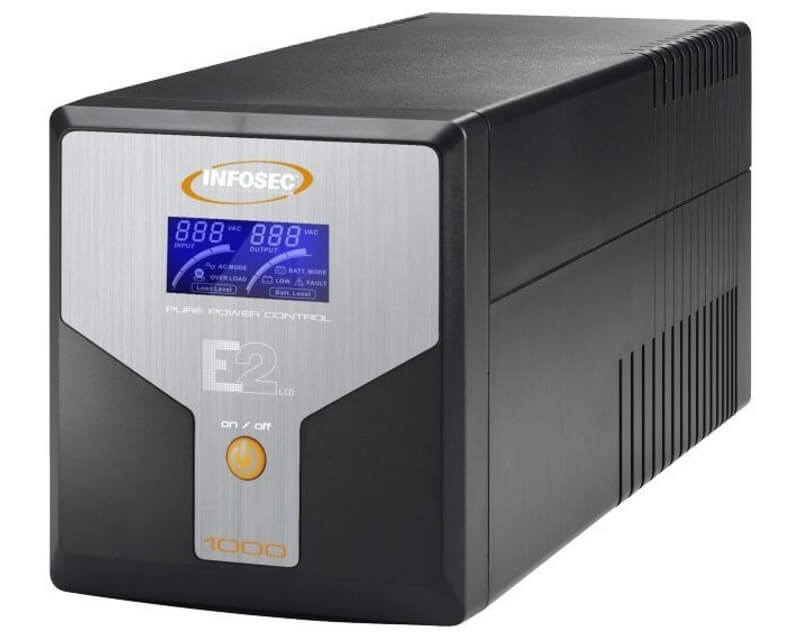 UPS INFOSEC COMMUNICATION E2 LCD 1000Pretvarači napona