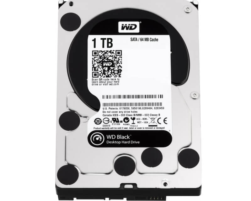 WD 1TB 3.5 SATA III 64MB 7.200rpm WD1003FZEX BlackHard disk za video nadzor