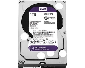 WD 1TB 3.5 SATA III 64MB IntelliPower WD10PURZ PurpleHard disk za video nadzor