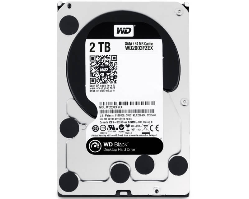 WD 2TB 3.5 SATA III 64MB 7.200rpm WD2003FZEX BlackHard disk za video nadzor