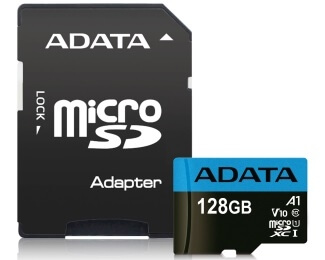 A-DATA UHS-I MicroSDXC 128GB class 10 + adapter - Hard disk za video nadzor