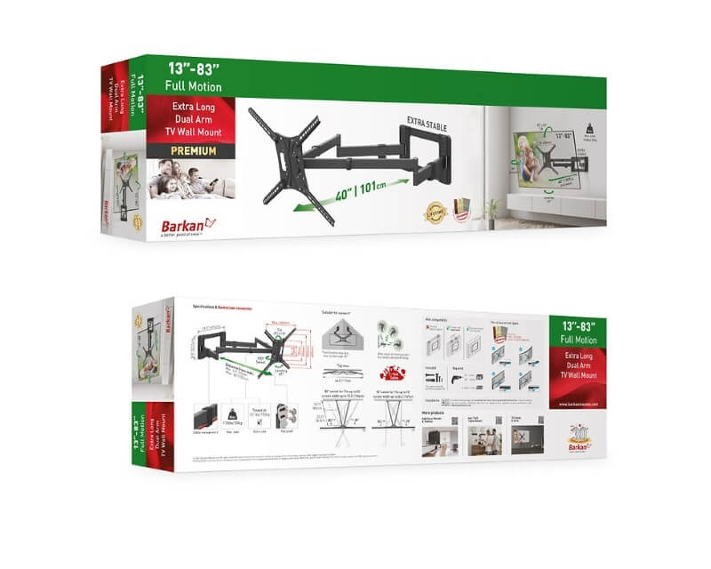 BARKAN BM464XL LCD TV zidni nosač do 13 - 83TV nosači
